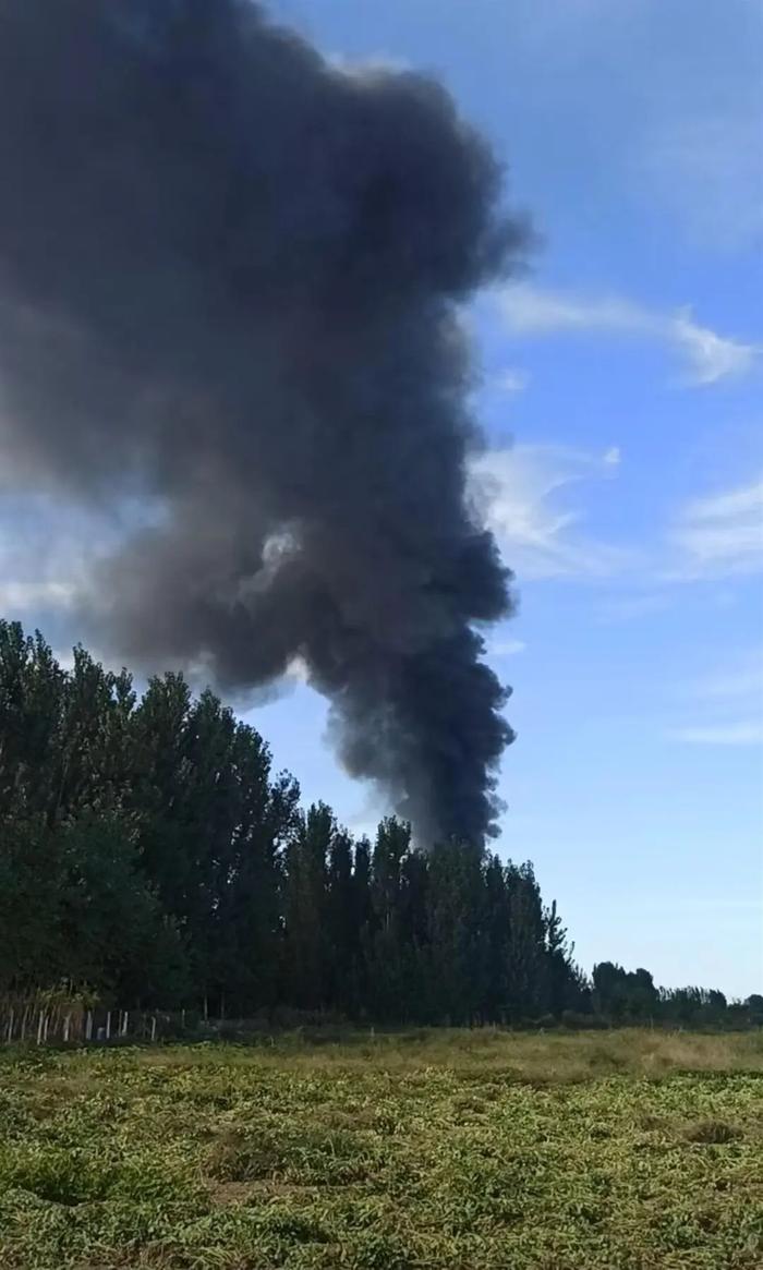 河北一化工厂发生火灾,有化学物质起火(图1) 河北一化工厂发生火灾,有化学物质起火(图1)