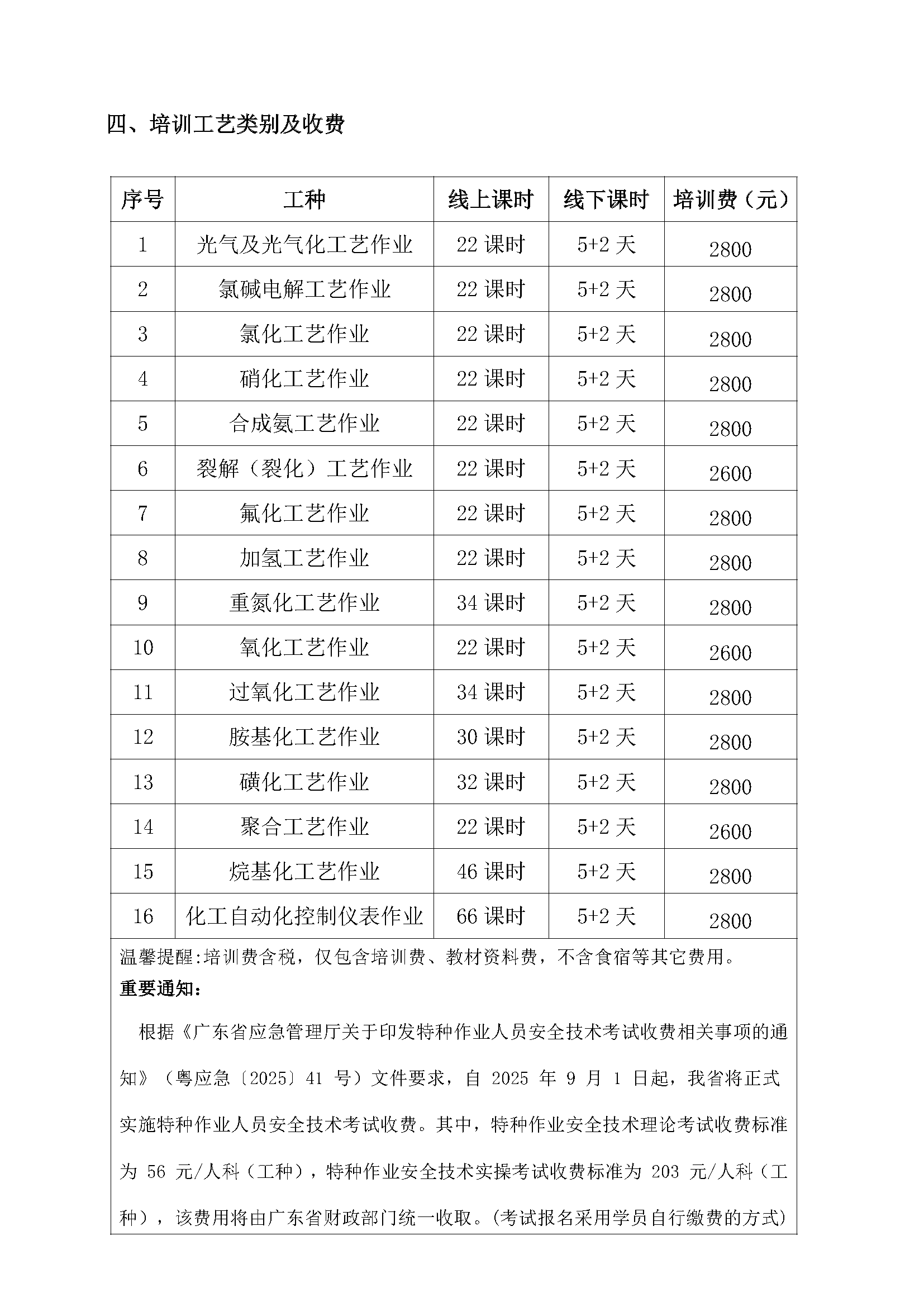 ▲▲▲关于举办2026 年第一期危险化学品 特种作业人员初训班的培训通知(图3)